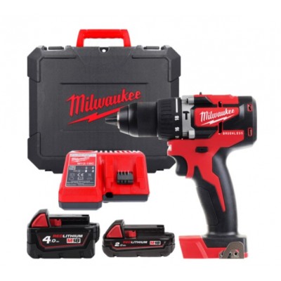 Дриль-шуруповерт MILWAUKEE M18 CBLPD-422C безщітковий ударний, 60 Нм (4933472116)