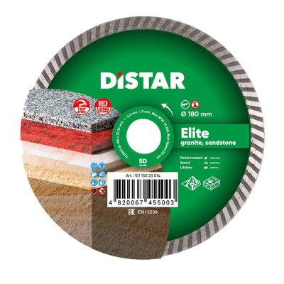 Диск алмазный DISTAR TURBO ELITE 180 мм для гранита (10115023014)