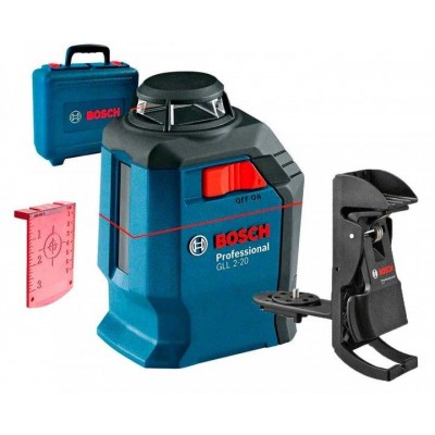 Лазерний рівень Bosch Professional GLL 2-20 з кріпленням BM3 (0601063J00)