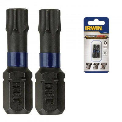 Біта IRWIN IMPACT PRO 1/4" 25мм TX40, 2шт (IW6061613)