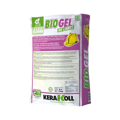 Еластичний клей Kerakoll Biogel® No Limits C2TES1 25 кг білий (KK82372)