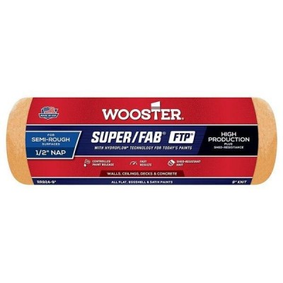 Малярний валик Wooster Super/Fab Ftp (В'ЯЗАНИЙ) 23 см (9”) ворс 13 мм (1/2”) (RR924-9)