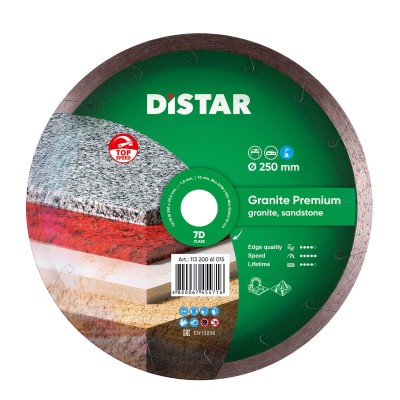 Диск алмазний Distar Granite Premium 250 мм для граніта/мармуру/габро (11320061019)