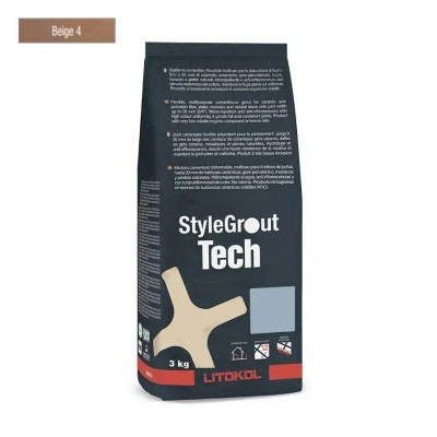 Цементна фуга Litokol StyleGrout Tech 0-20 (Beige 4) 3 кг (SGTCHBGE40063)