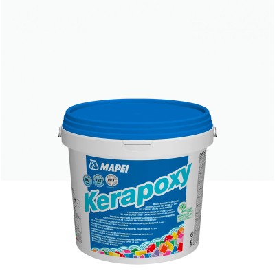 Епоксидний шовний заповнювач (фуга) MAPEI KERAPOXY №100, білий, 10 кг (4510010)