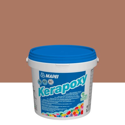 Епоксидний шовний заповнювач (фуга) MAPEI KERAPOXY №142, коричневий, 2 кг (4514202)