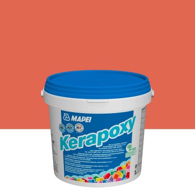 Епоксидний шовний заповнювач (фуга) MAPEI KERAPOXY №145, цегла, 10 кг (4514510)