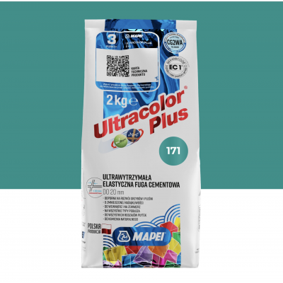 Цементна фуга MAPEI Ultracolor Plus 171 (бірюза) 2 кг (6017102A)