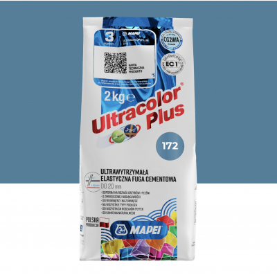 Цементна фуга MAPEI Ultracolor Plus 172 (небесно синій) 2 кг (6017202A)