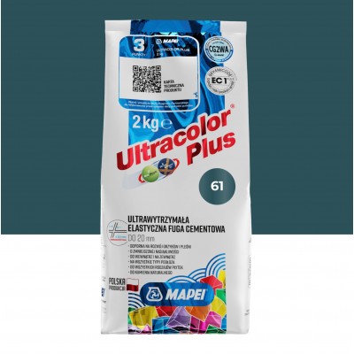 Цементна фуга MAPEI Ultracolor Plus 61 (гранат) 2 кг (6006102A)