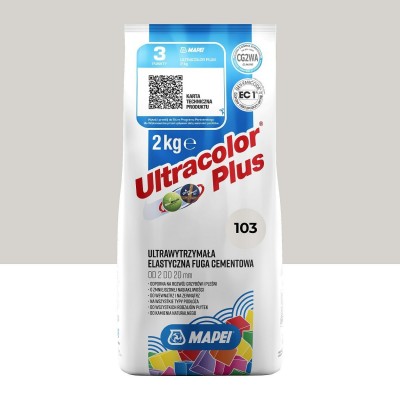 Цементна фуга MAPEI Ultracolor Plus 103 (біла луна) 2 кг (6010302A)