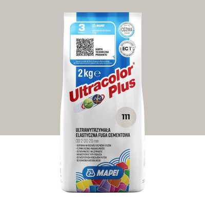 Цементна фуга MAPEI Ultracolor Plus 111 (світло-сірий) 2 кг (6011002A)