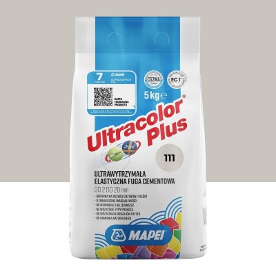 Цементна фуга MAPEI Ultracolor Plus 111 (світло-сірий) 5 кг (6011105A)