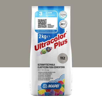 Цементна фуга MAPEI Ultracolor Plus 112 (сірий) 2 кг (6011202A)