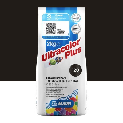 Цементна фуга MAPEI Ultracolor Plus 120 (чорний) 2 кг (6012002A)