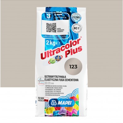 Цементна фуга MAPEI Ultracolor Plus 123 (античний білий) 2 кг (6012302A)