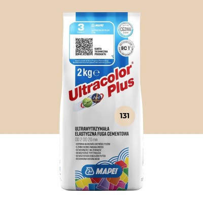 Цементна фуга MAPEI Ultracolor Plus 131 (ваніль) 2 кг (6013102A)