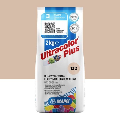 Цементна фуга MAPEI Ultracolor Plus 132 (бежевий) 2 кг (6013202A)