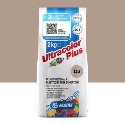 Цементна фуга MAPEI Ultracolor Plus 133 (пісочний) 2 кг (6013302A)