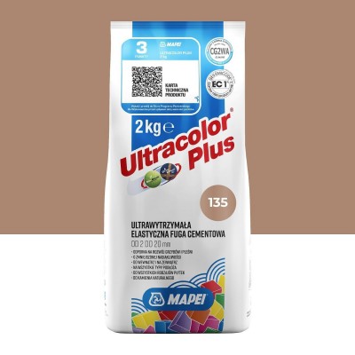 Цементна фуга MAPEI Ultracolor Plus 135 (золотий пісок) 2 кг (6013502A)