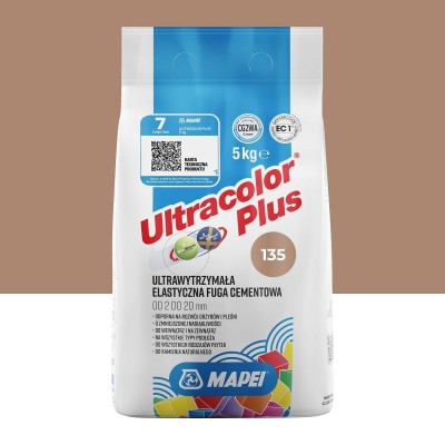 Цементна фуга MAPEI Ultracolor Plus 135 (золотий пісок) 5 кг (6013505A)