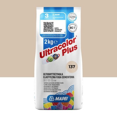 Цементна фуга MAPEI Ultracolor Plus 137 (карибський) 5 кг (6013705A)