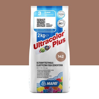 Цементна фуга MAPEI Ultracolor Plus 142 (коричневий) 2 кг (6014202A)