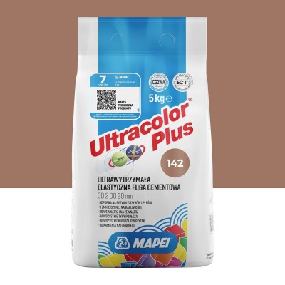 Цементна фуга MAPEI Ultracolor Plus 142 (коричневий) 5 кг (6014205A)