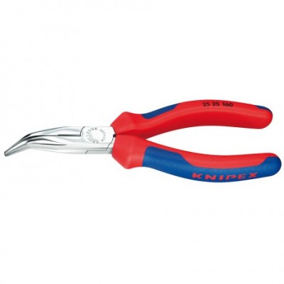 Плоскі круглогубці Knipex з ріжучими кромками, 160 мм (25 25 160)