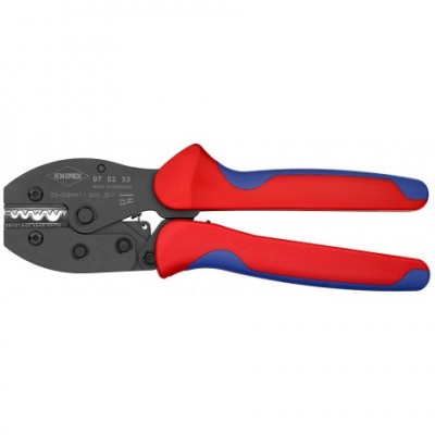 Кліщі для опресування Knipex PreciForce® воронені, 220 мм (97 52 33)