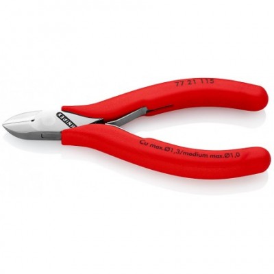 Кусачки бокові Knipex для електроніки, 115 мм (77 21 115 N)