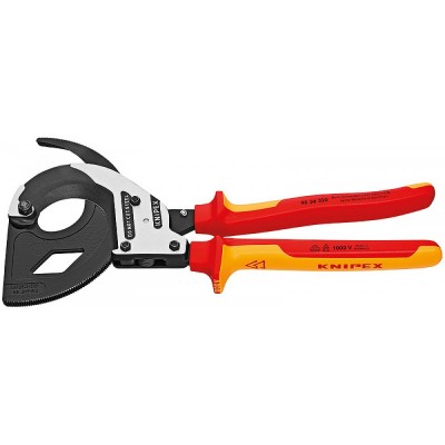 Ножиці для різання кабелів Knipex VDE (з механізмом важеля), 320 мм (95 36 320)