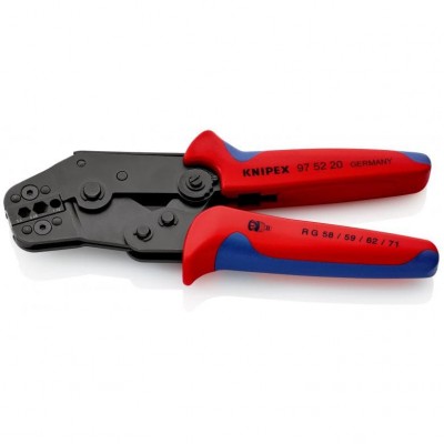 Кліщі затискні Knipex для опресування контактних гільз (97 52 20)