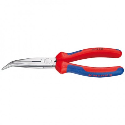 Плоскі круглогубці Knipex з ріжучими кромками (фосфатовані), 200 мм (26 22 200)