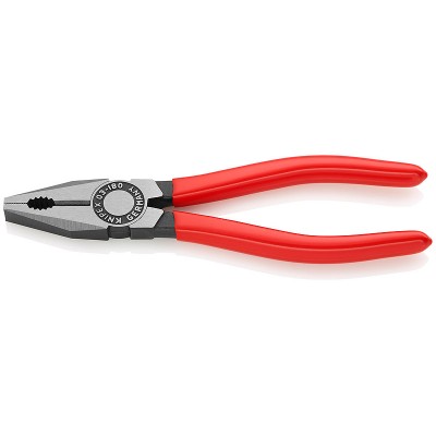 Плоскогубці Knipex комбіновані (фосфатовані), 180 мм (03 01 180 SB)