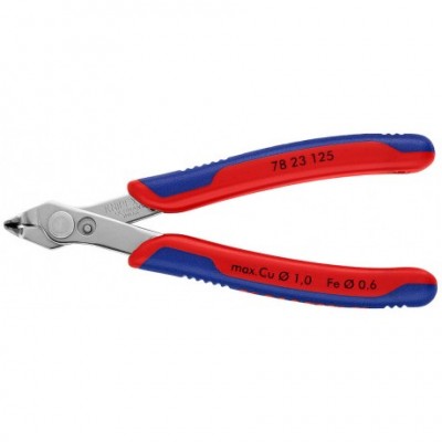 Кусачки Knipex Electronic Super Knips® прецизійні для найтонших робіт з різання (в блістері), 125 мм (78 23 125)