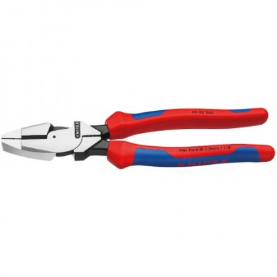 Плоскогубці Knipex електромонтера (фосфатовані), 240 мм (09 02 240)