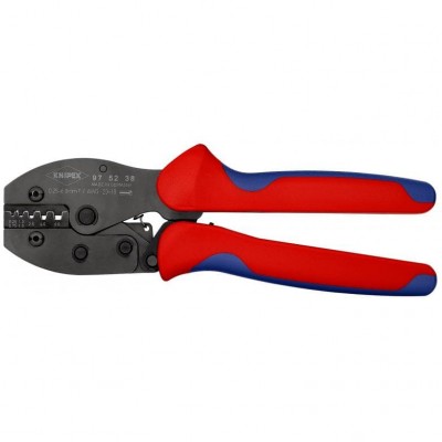 Кліщі затискні Knipex PreciForce® для опресування, від 0,25 до 6,0 мм² (97 52 38)