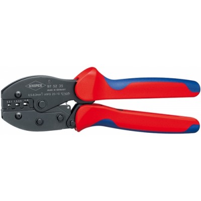 Кліщі для опресування Knipex PreciForce® воронені, 220 мм (97 52 35)