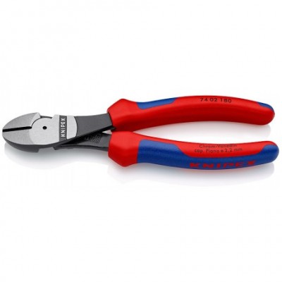 Кусачки бокові Knipex особливої потужності, 180 мм (74 02 180)