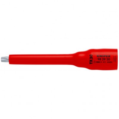 Головка торцева Knipex VDE 1000V DR 3/8" 12-гранна, TX25, діелектрична (98 29 25)