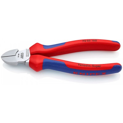 Кусачки бічні Knipex (хромовані), 160 мм (70 05 160)