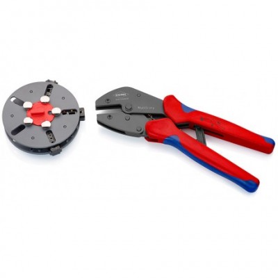 Кліщі обтискні Knipex зі змінними матрицями MultiCrimp®, 250 мм (97 33 01)