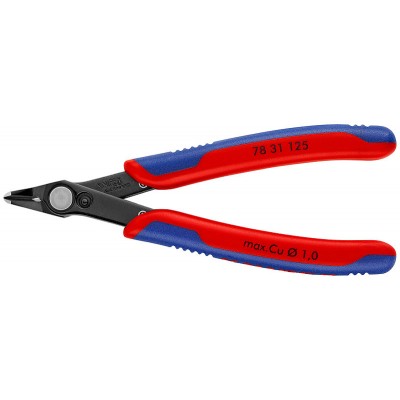 Кусачки Knipex Electronic Super Knips® прецизійні для найтонших робіт з різання, 125 мм (78 31 125)