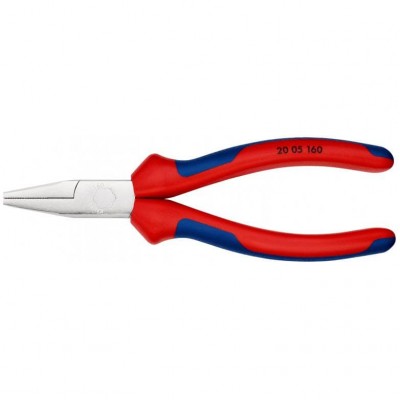 Плоскогубці Knipex з гладкими губками, 160 мм (20 05 160)